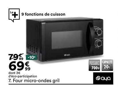 four micro-ondes gril aya