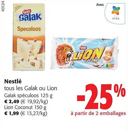 galak ou lion nestlé