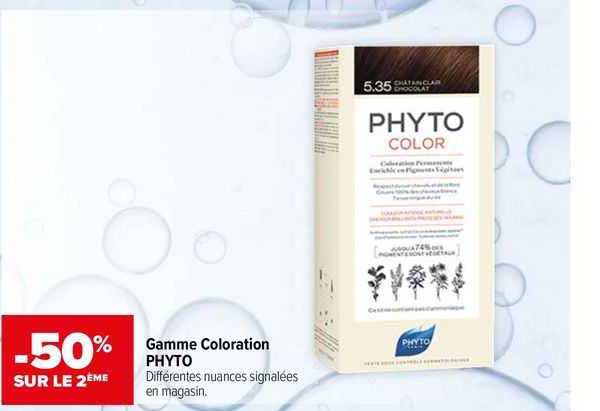 gamme coloration phyto