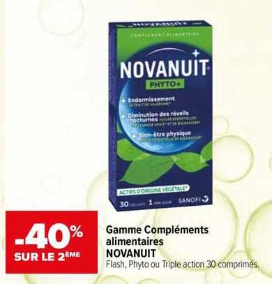 gamme compléments alimentaires novanuit