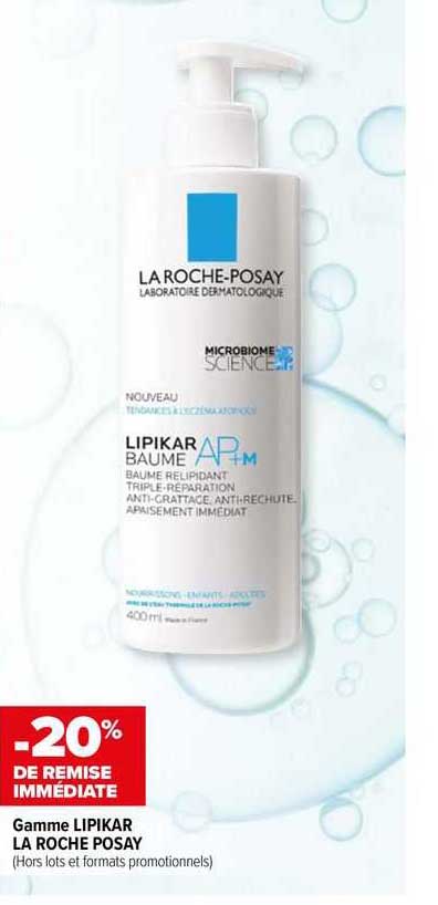gamme lipikar la roche posay