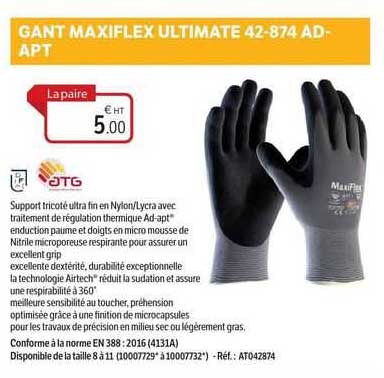 gant maxiflex ultimate 42-874 ad-apt