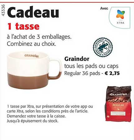 graindor pads ou caps regular 36 pads