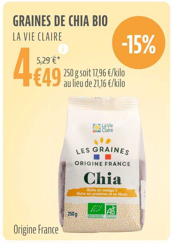 Graines De Chia Bio