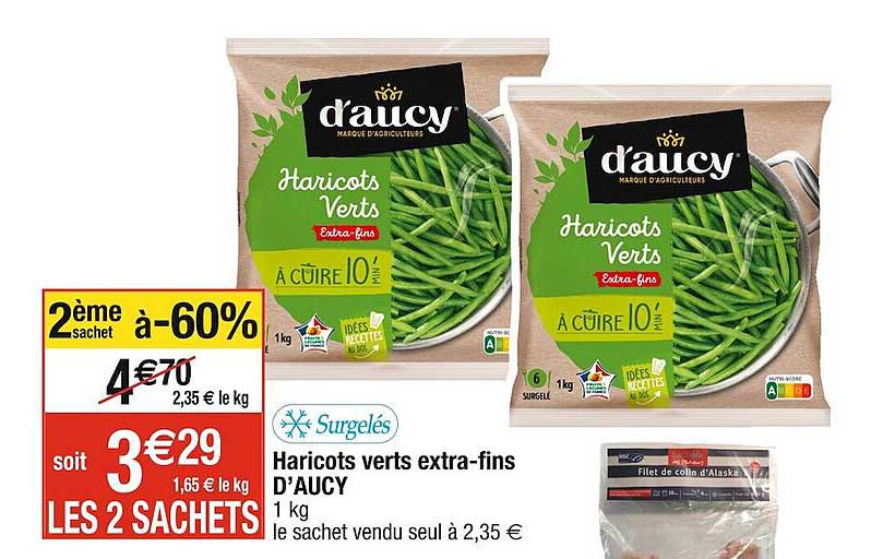 haricots verts extra-fins d'aucy