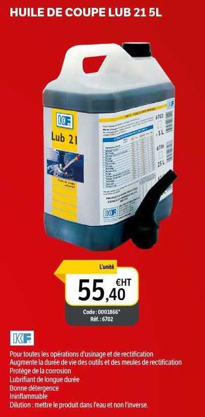 huile de coupe lub 21 5 l