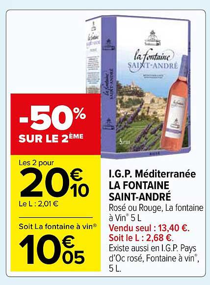 i.g.p. méditerranée la fontaine saint-andré
