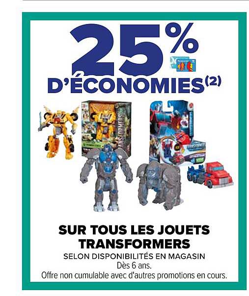 Jouets Transformers
