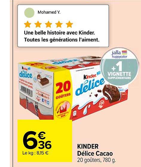 Kinder Délice Cacao
