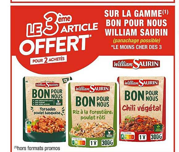 la gamme bon pour nous william saurin