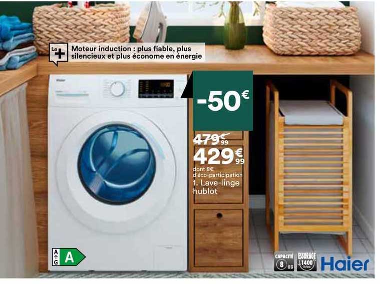 lave-linge hublot haier