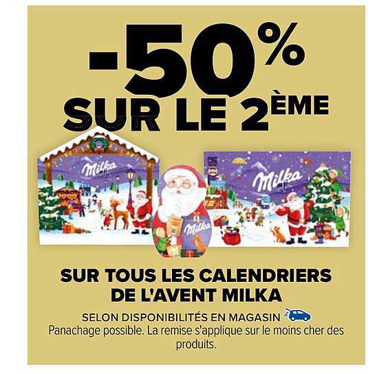 les calendriers de l'avent milka