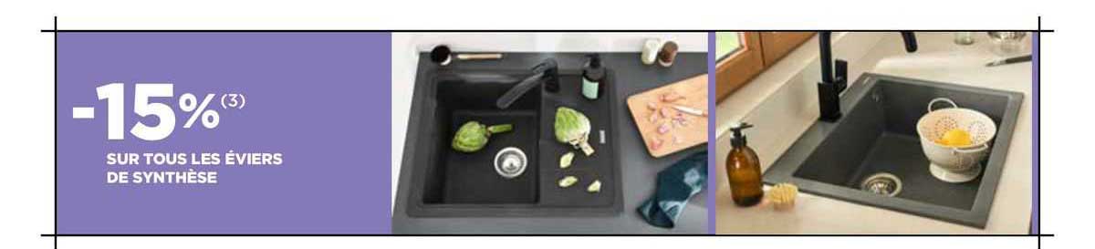 les éviers de synthèse