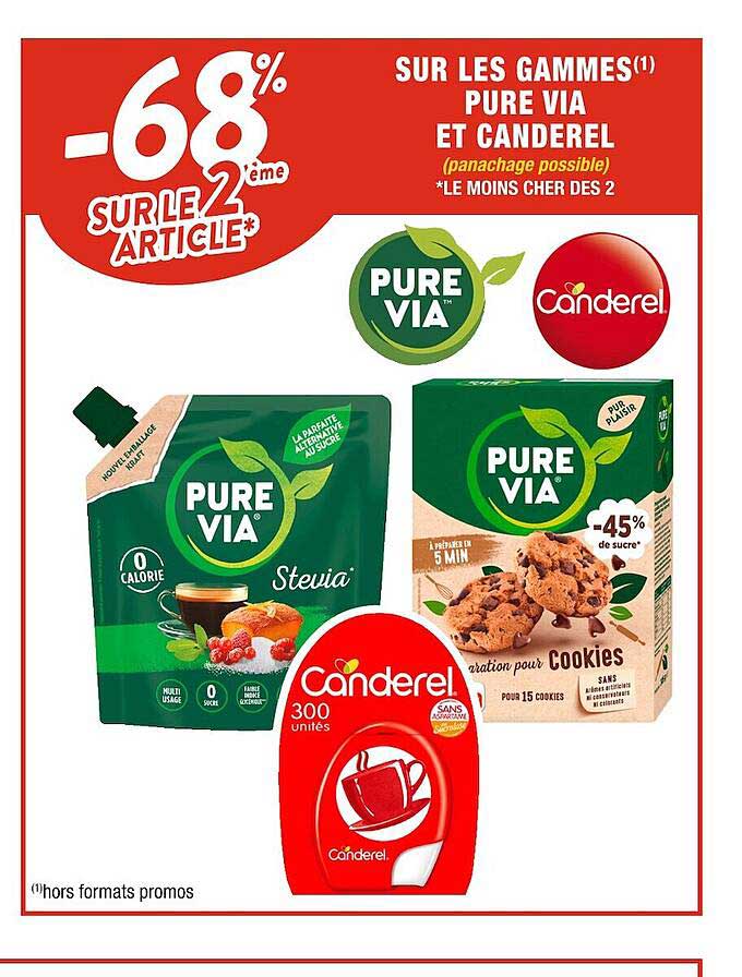 les gammes pure via et canderel