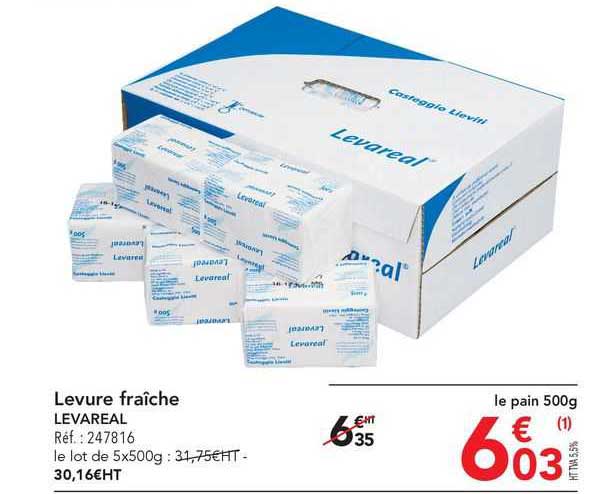 levure fraîche levareal