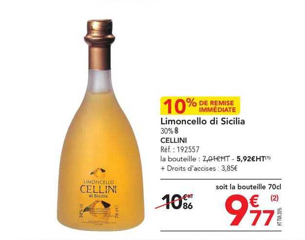 Limoncello Di Sicilia Cellini