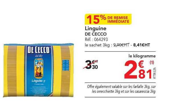 linguine de cecco