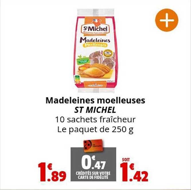 Madeleines Moelleuses St Michel