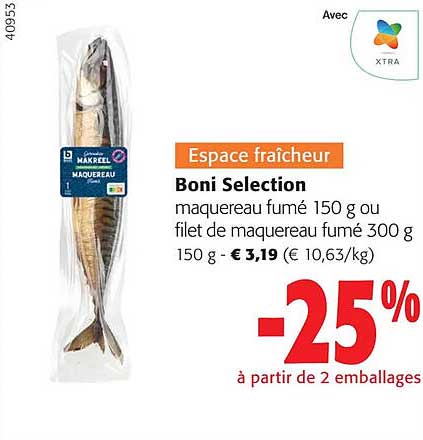 Maquereau Fumé Ou Filet De Maquereau Fumé Boni Selection