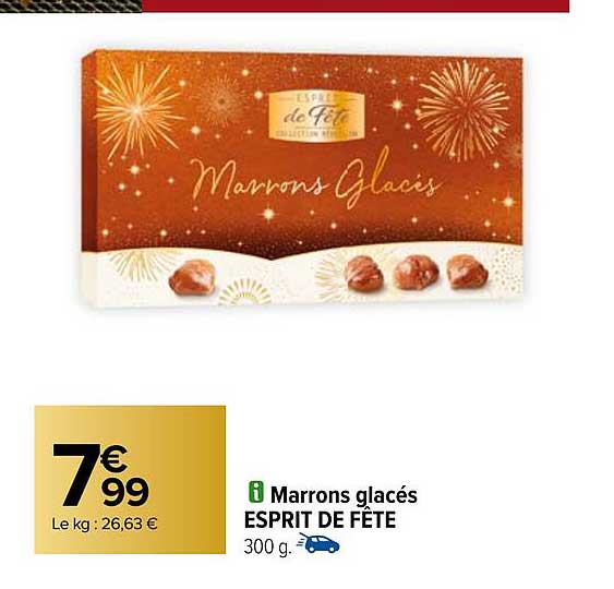 Marrons Glacés Esprit De Fête