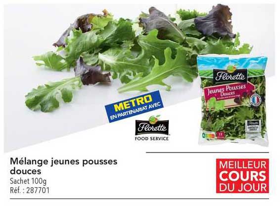 mélange jeunes pousses douces