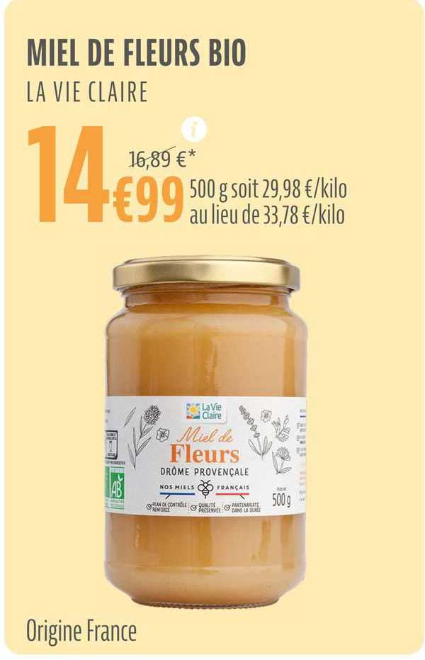 Miel De Fleurs Bio