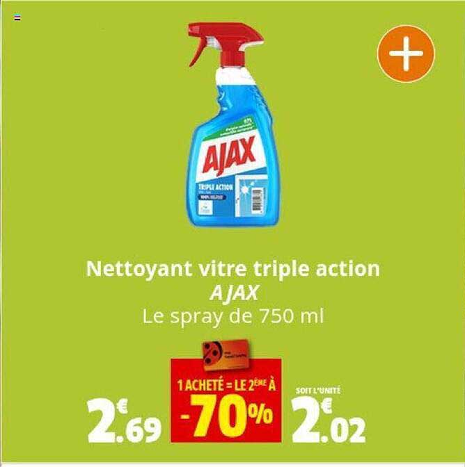 Nettoyant Vitre Triple Action Ajax