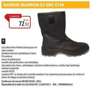 nordik marron s3 src ci hi