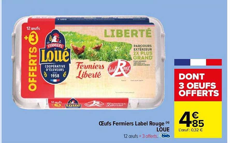 œufs Fermiers Label Rouge Loué