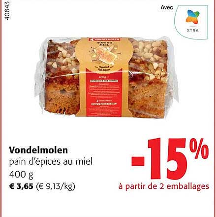 Pain D'épices Au Miel Vondelmolen