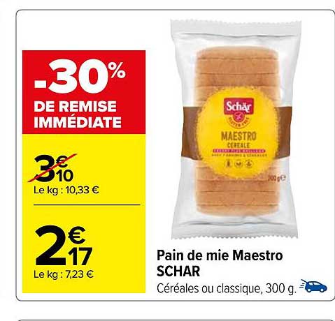 pain de mie maestro schar