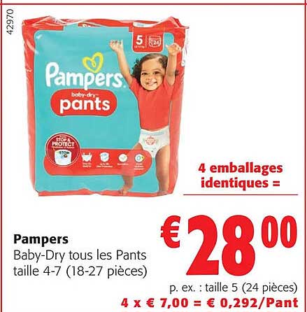 pants pampers baby-dry