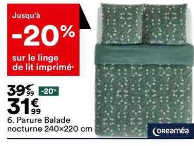 parure balade nocturne 240 x 220 cm dreaméa