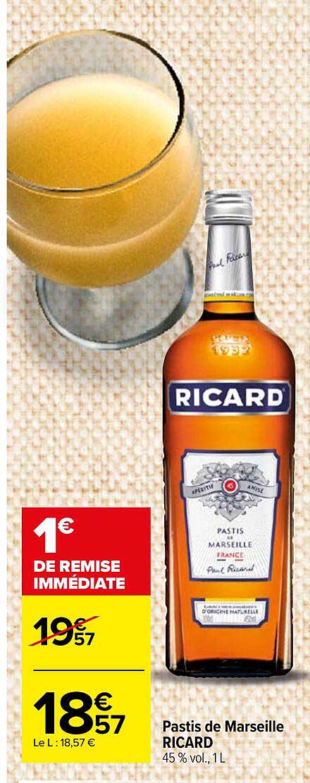 Pastis De Marseille Ricard