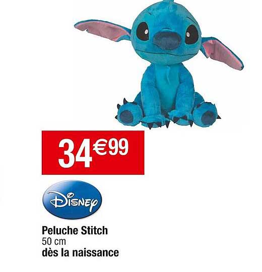 peluche stitch dès la naissance disney