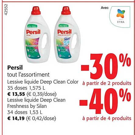 Persil Lessive Liquide Deep Clean