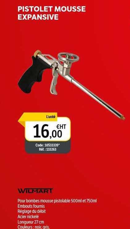 Pistolet Mousse Expansive