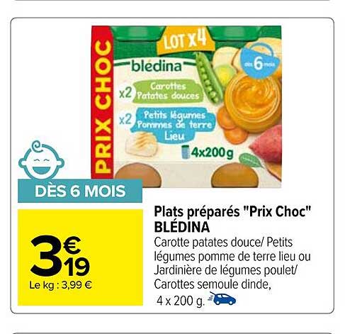 Plats Préparés "prix Choc" Blédina