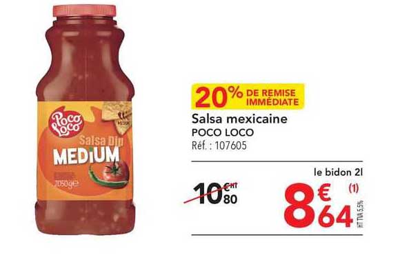 salsa mexicaine poco loco