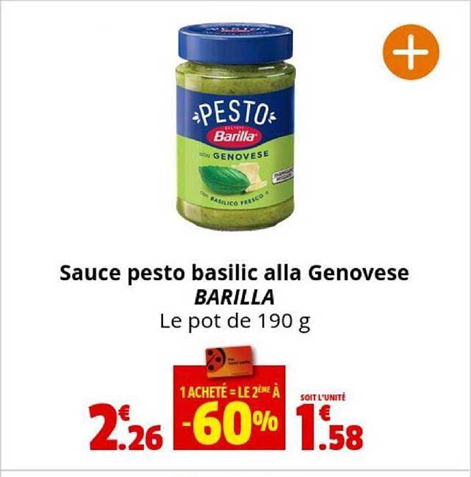 Sauce Pesto Basilic Alla Genovese Barilla