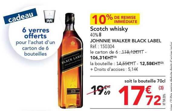 scotch whisky johnnie walker black label