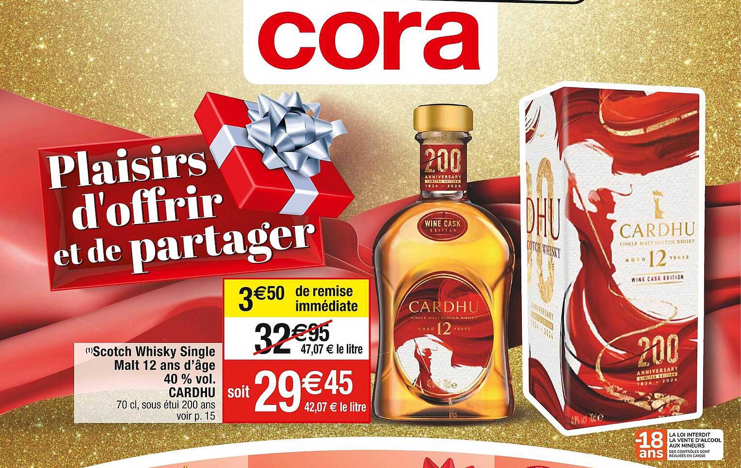 scotch whisky single malt 12 ans d'âge 40% vol. cardhu