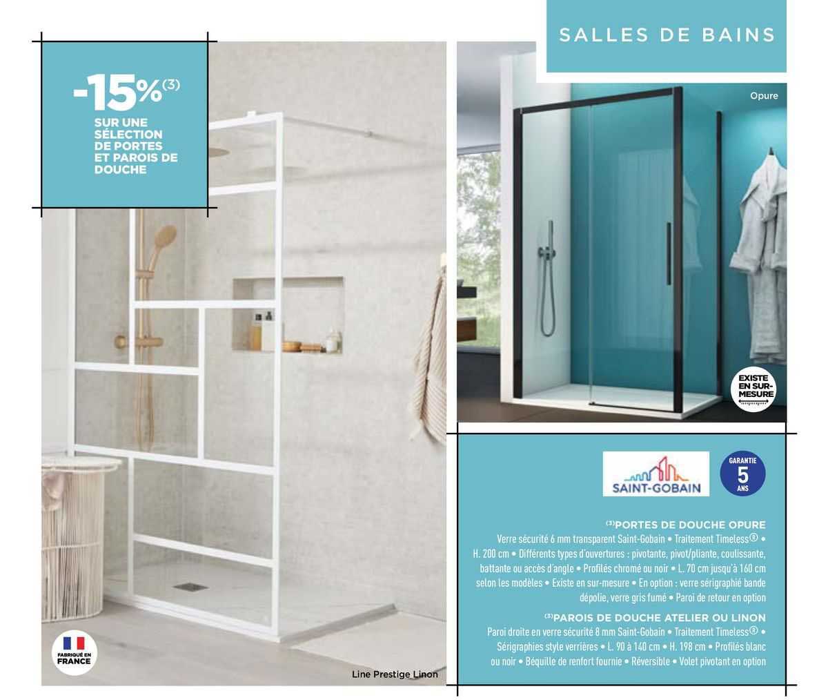 Sélection De Portes Et Parois De Douche