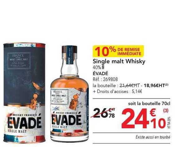 single malt whisky évadé