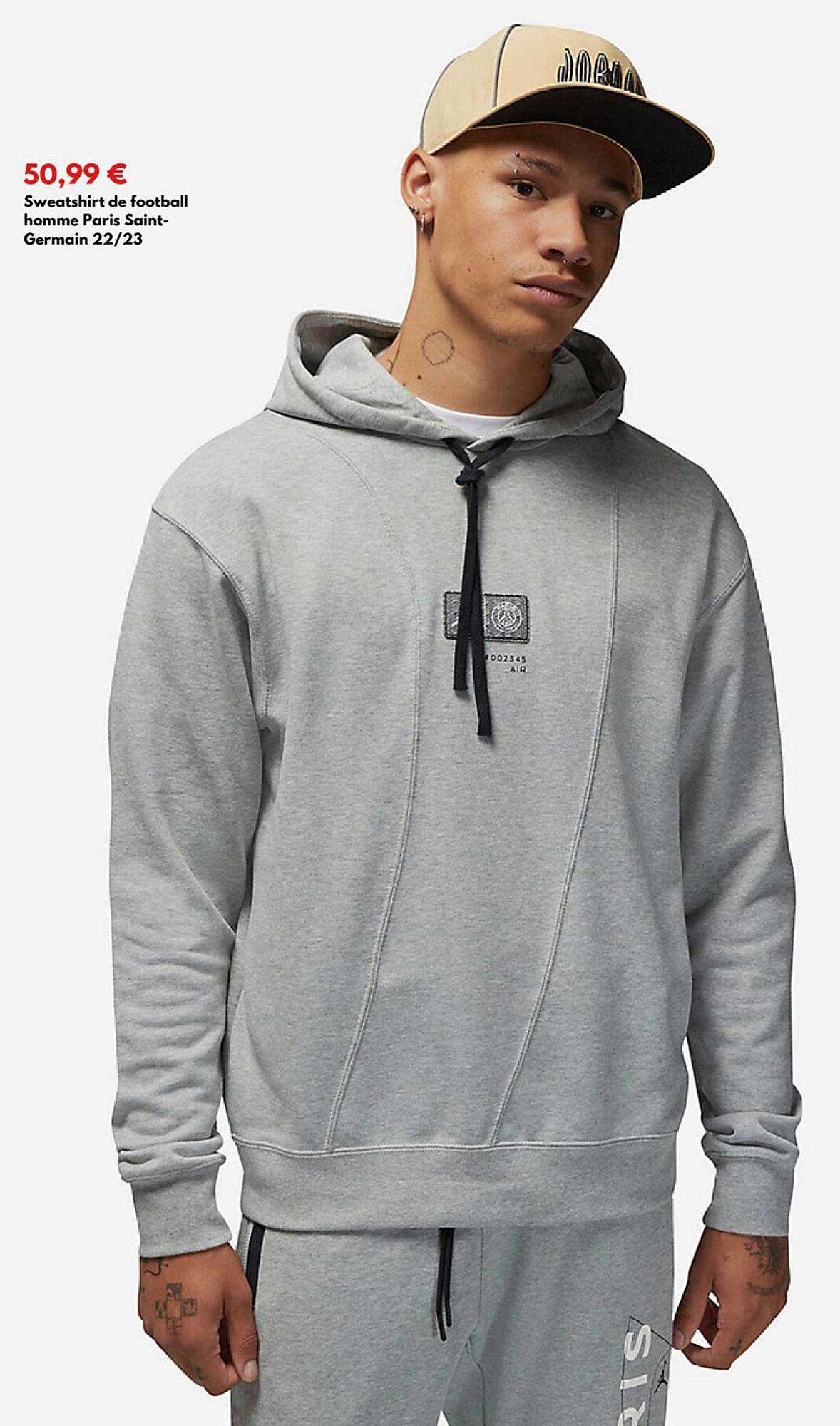 sweatshirt de football homme paris saint-germain