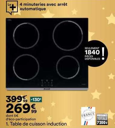 Table De Cuisson Induction