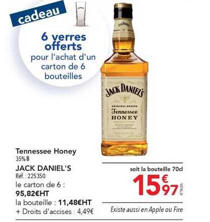 tennessee honey jack daniel's