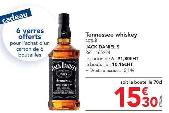 tennessee whiskey jack daniel's