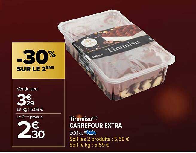 Tiramisu Carrefour Extra