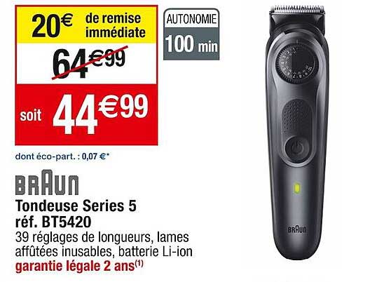 tondeuse séries 5 braun